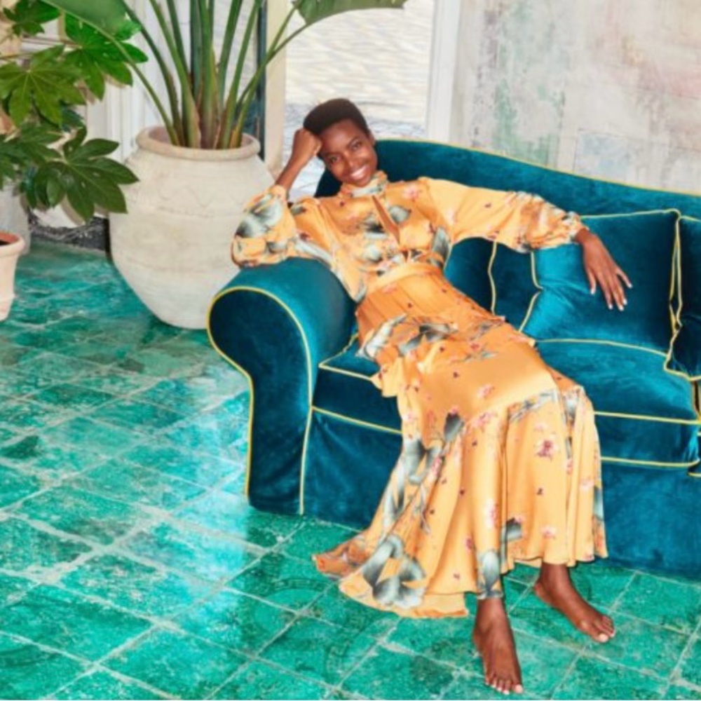 Johanna Ortiz x H&M - Floral Yellow Maxi Dress